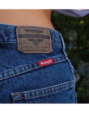 Wrangler Women's Dark Blue Jean Shorts